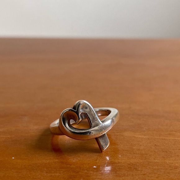 Tiffany & Co Paloma Picasso Loving Heart Cocktail Ring 925 size 4.25 y2k 2000s - Picture 1 of 4